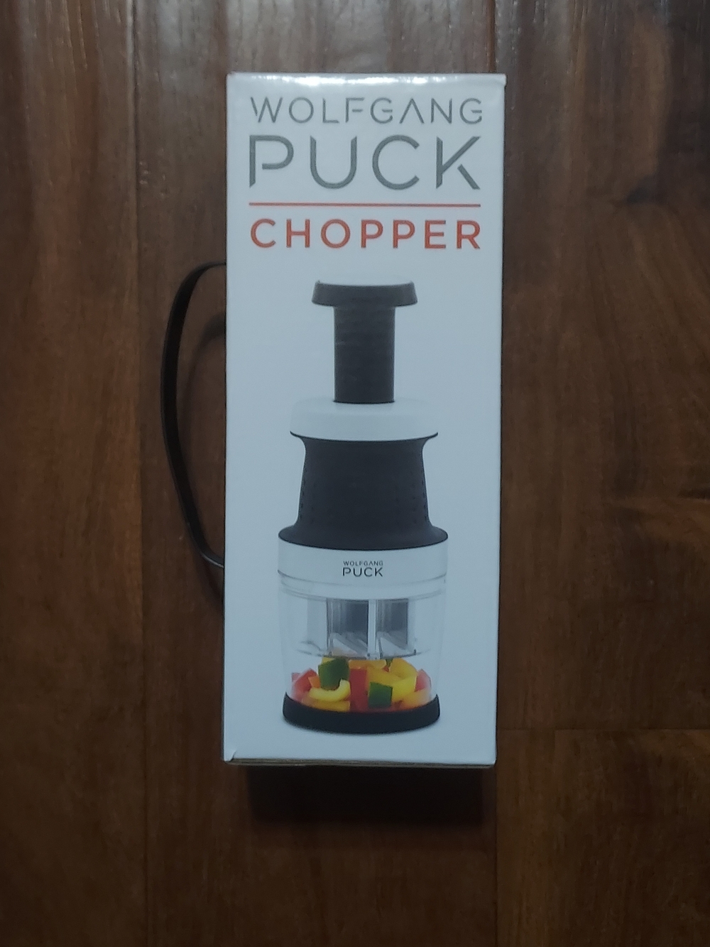 Wolfgang Puck White & Black Chopper - Compact Food Chopper